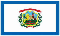 Флаг штата Западная Виргиния (США) 90х135 см