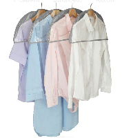 Чехол-накидка для одежды Stub 56х24 см, однотонный