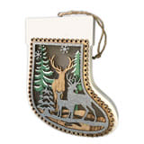 Украшение с подсветкой "Валенок"