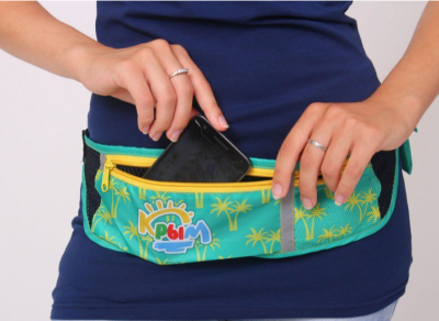 Сумка поясная Грид с полной запечаткой