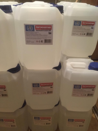 Антисептик для рук объемом 5 л 