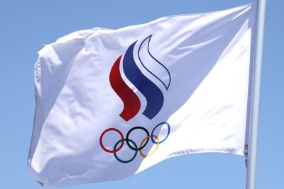 Флаг МОК Международный олимпийский комитет 90х135 см