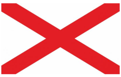 Флаг штата Алабама (США) 90х135 см